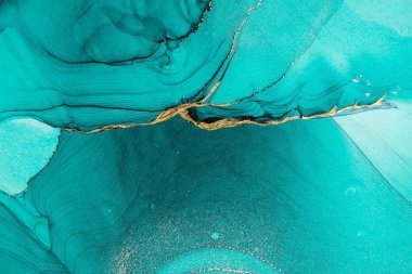 Mermer mürekkep soyut sanatının orijinal resmi. Örnek bir orjinal tablodan yüksek çözünürlüklü fotoğraf. Karargah kağıt dokusuna pürüzsüz mermer desen oluşturmak için soyut resim yapıldı.