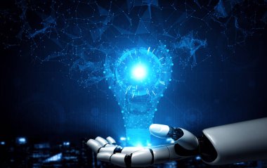 XAI 3D, yaşayan insanların geleceği için robot ve cyborg gelişimi üzerine yapay zeka araştırması yapıyor. Bilgisayar beyni için dijital veri madenciliği ve makine öğrenme teknolojisi tasarımı.