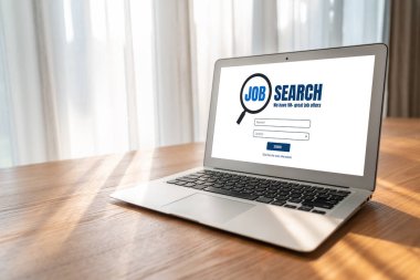 Çalışanların işe alım İnternet ağındaki iş fırsatlarını araması için mod web sitesinde online iş araması