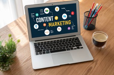 Mod çevrimiçi iş ve e-ticaret pazarlama stratejisi için içerik pazarlaması