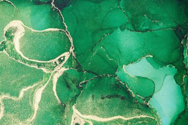 Mermer mürekkep soyut sanatının orijinal resmi. Örnek bir orjinal tablodan yüksek çözünürlüklü fotoğraf. Karargah kağıt dokusuna pürüzsüz mermer desen oluşturmak için soyut resim yapıldı.