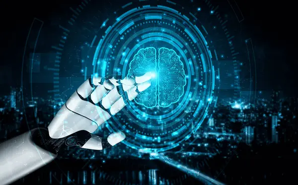 Xai Rendering Artificial Intelligence Research Robot Cyborg Development Future People — Stock Photo, Image