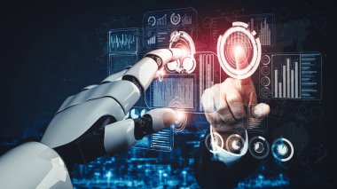 XAI 3D, yaşayan insanların geleceği için robot ve cyborg gelişimi için yapay zeka yapay zeka araştırması yapıyor. Bilgisayar beyni için dijital veri madenciliği ve makine öğrenme teknolojisi tasarımı.