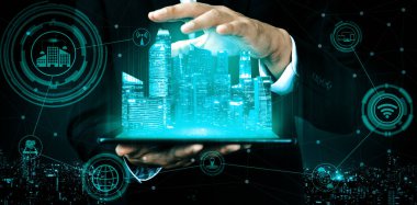 Küresel İş Büyümesi için 5G İletişim Teknolojisi Kablosuz İnternet Ağı, Sosyal Medya, Dijital E-ticaret ve Eğlence Evi Kullanımı. uds