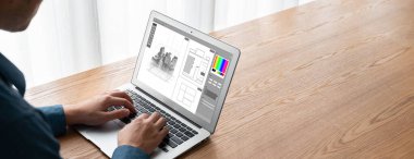 Mimari iş ve profesyonel tasarımcı için mimari tasarım modem yazılım uygulaması