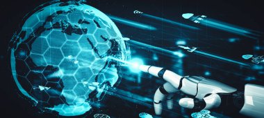 XAI 3D, yaşayan insanların geleceği için robot ve cyborg gelişimi için yapay zeka yapay zeka araştırması yapıyor. Bilgisayar beyni için dijital veri madenciliği ve makine öğrenme teknolojisi tasarımı.