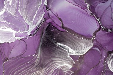 Mermer mürekkep soyut sanatının orijinal resmi. Örnek bir orjinal tablodan yüksek çözünürlüklü fotoğraf. Karargah kağıt dokusuna pürüzsüz mermer desen oluşturmak için soyut resim yapıldı.