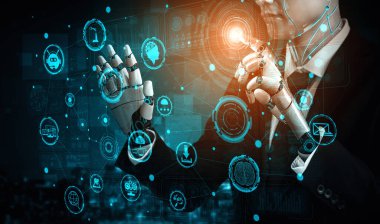 XAI 3D, yaşayan insanların geleceği için robot ve cyborg gelişimi üzerine yapay zeka araştırması yapıyor. Bilgisayar beyni için dijital veri madenciliği ve makine öğrenme teknolojisi tasarımı.