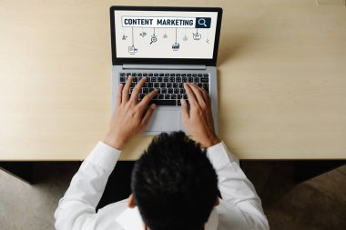 Mod çevrimiçi iş ve e-ticaret pazarlama stratejisi için içerik pazarlaması