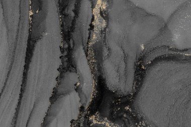 Mermer mürekkep soyut sanatının orijinal resmi. Örnek bir orjinal tablodan yüksek çözünürlüklü fotoğraf. Karargah kağıt dokusuna pürüzsüz mermer desen oluşturmak için soyut resim yapıldı.