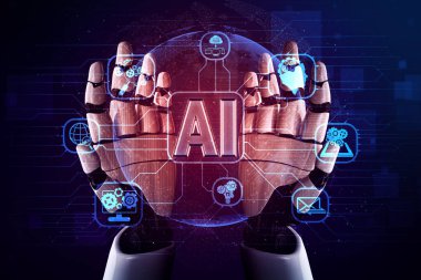 XAI 3D, yaşayan insanların geleceği için robot ve cyborg gelişimi üzerine yapay zeka araştırması yapıyor. Bilgisayar beyni için dijital veri madenciliği ve makine öğrenme teknolojisi tasarımı.