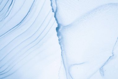 Mermer mürekkep soyut sanatının orijinal resmi. Örnek bir orjinal tablodan yüksek çözünürlüklü fotoğraf. Karargah kağıt dokusuna pürüzsüz mermer desen oluşturmak için soyut resim yapıldı.