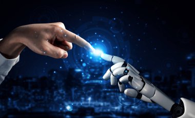 XAI 3D, yaşayan insanların geleceği için robot ve cyborg gelişimi üzerine yapay zeka araştırması yapıyor. Bilgisayar beyni için dijital veri madenciliği ve makine öğrenme teknolojisi tasarımı.