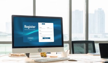 İnternet sitesinde mod form doldurmak için çevrimiçi kayıt formu