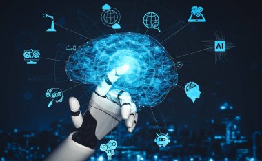 XAI 3D, yaşayan insanların geleceği için robot ve cyborg gelişimi için yapay zeka yapay zeka araştırması yapıyor. Bilgisayar beyni için dijital veri madenciliği ve makine öğrenme teknolojisi tasarımı.