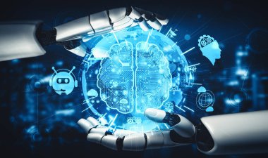XAI 3D, yaşayan insanların geleceği için robot ve cyborg gelişimi için yapay zeka yapay zeka araştırması yapıyor. Bilgisayar beyni için dijital veri madenciliği ve makine öğrenme teknolojisi tasarımı.