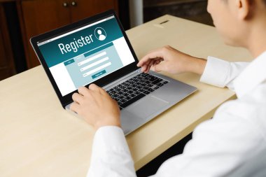 İnternet sitesinde mod form doldurmak için çevrimiçi kayıt formu