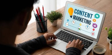 Mod çevrimiçi iş ve e-ticaret pazarlama stratejisi için içerik pazarlaması