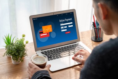 İnternet üzerinden modem para transferi için çevrimiçi ödeme platformu