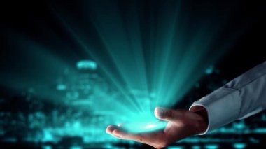 MLP Fütürist Robot Yapay Zeka, yapay zeka, yapay zeka, teknoloji geliştirme ve makine öğrenme kavramlarını aydınlatıyor. İnsan hayatının geleceği için küresel robot biyonik bilim araştırması. 3B görüntüleme grafiği.