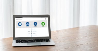 Ürün nakliyesi ve teslimatı için e-ticaret ve mod çevrimiçi iş izleme sistemi