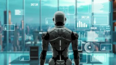 LISP ile geleceğin robot mühendisliği yapay zeka çözümleri. Robot otomasyonu pazarlama, LLM teknik analizi ve siber iletişim için stratejik bir algoritma. 3D illüstrasyon Yapay Zeka