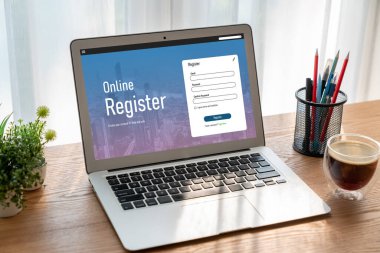 İnternet sitesinde mod form doldurmak için çevrimiçi kayıt formu