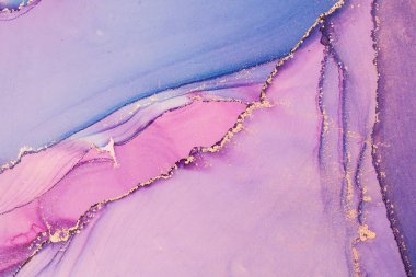 Mermer mürekkep soyut sanatının orijinal resmi. Örnek bir orjinal tablodan yüksek çözünürlüklü fotoğraf. Karargah kağıt dokusuna pürüzsüz mermer desen oluşturmak için soyut resim yapıldı.