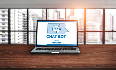 Müşteri sorularına otomatik olarak cevap veren mod çevrimiçi iş için Chatbot yazılım uygulaması