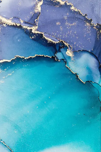 Mermer mürekkep soyut sanatının orijinal resmi. Örnek bir orjinal tablodan yüksek çözünürlüklü fotoğraf. Karargah kağıt dokusuna pürüzsüz mermer desen oluşturmak için soyut resim yapıldı.