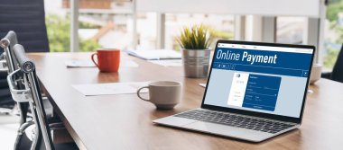 İnternet üzerinden modem para transferi için çevrimiçi ödeme platformu