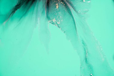 Mermer mürekkep soyut sanatının orijinal resmi. Örnek bir orjinal tablodan yüksek çözünürlüklü fotoğraf. Karargah kağıt dokusuna pürüzsüz mermer desen oluşturmak için soyut resim yapıldı.