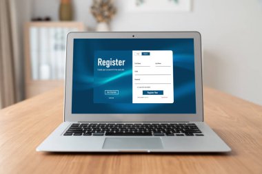 İnternet sitesinde mod form doldurmak için çevrimiçi kayıt formu