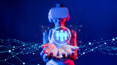 İş adamı müşteri hedef gruplarını belirlemek için verileri analiz eder, pazarlama stratejilerini rafine eder. Her hedef grubun özel ihtiyaçlarını karşılamak için iletiler gönderiliyor. FaaS