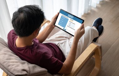 İnternet ağındaki mod dijital bilgi toplama için çevrimiçi anket formu