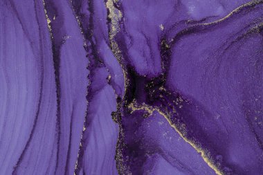 Mermer mürekkep soyut sanatının orijinal resmi. Örnek bir orjinal tablodan yüksek çözünürlüklü fotoğraf. Karargah kağıt dokusuna pürüzsüz mermer desen oluşturmak için soyut resim yapıldı.