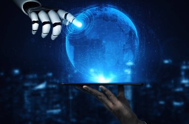 MLP 3D, yaşayan insanların geleceği için robot ve cyborg gelişimi üzerine yapay zeka yapay zeka araştırması yapıyor. Bilgisayar beyni için dijital veri madenciliği ve makine öğrenme teknolojisi tasarımı.