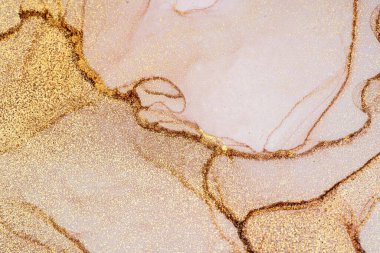 Mermer mürekkep soyut sanatının orijinal resmi. Örnek bir orjinal tablodan yüksek çözünürlüklü fotoğraf. Karargah kağıt dokusuna pürüzsüz mermer desen oluşturmak için soyut resim yapıldı.