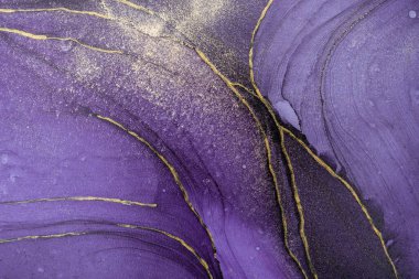 Mermer mürekkep soyut sanatının orijinal resmi. Örnek bir orjinal tablodan yüksek çözünürlüklü fotoğraf. Karargah kağıt dokusuna pürüzsüz mermer desen oluşturmak için soyut resim yapıldı.