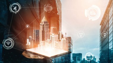 Küresel İş Büyümesi için 5G İletişim Teknolojisi Kablosuz İnternet Ağı, Sosyal Medya, Dijital E-ticaret ve Eğlence Evi Kullanımı. uds