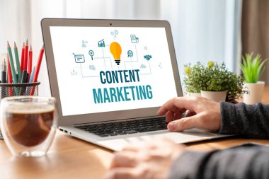 Mod çevrimiçi iş ve e-ticaret pazarlama stratejisi için içerik pazarlaması