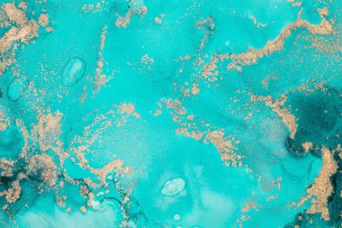 Mermer mürekkep soyut sanatının orijinal resmi. Örnek bir orjinal tablodan yüksek çözünürlüklü fotoğraf. Karargah kağıt dokusuna pürüzsüz mermer desen oluşturmak için soyut resim yapıldı.