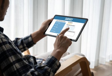İnternet ağındaki mod dijital bilgi toplama için çevrimiçi anket formu
