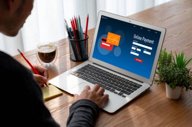 İnternet üzerinden modem para transferi için çevrimiçi ödeme platformu