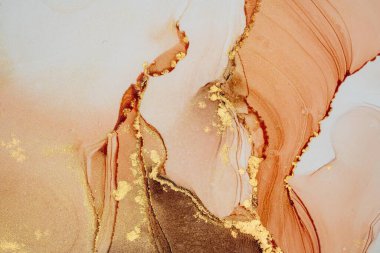 Mermer mürekkep soyut sanatının orijinal resmi. Örnek bir orjinal tablodan yüksek çözünürlüklü fotoğraf. Karargah kağıt dokusuna pürüzsüz mermer desen oluşturmak için soyut resim yapıldı.