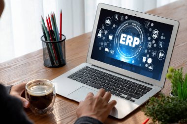 Pazarlama stratejisini planlamak için modern iş için ERP girişimi kaynak planlama yazılımı