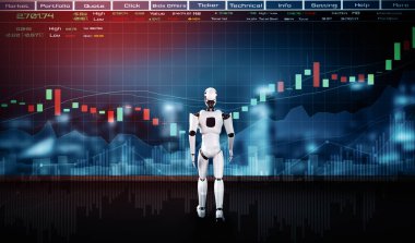 İşletme verilerini analiz etmek ve yatırım ve ticaret kararı hakkında tavsiyelerde bulunmak için yapay zeka kullanan yapay zeka kullanan yapay zeka kullanan yapay zeka kullanan yapay yapay yapay yapay yapay yapay yapay yapay yapay yapay yapay yapay yapay yapay yapay yapay yapay yapay zeka tarafından kontrol edilen MLP 3d illüstrasyon Gelecek Finansal teknolojisi