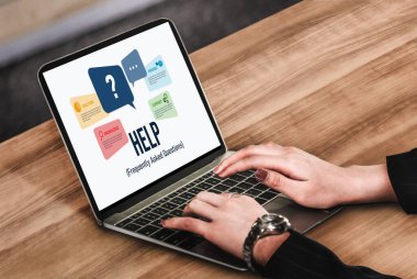 Help screen on the website provide answer to FAQ frequently asked question snugly with knowledge information and solution by customer support