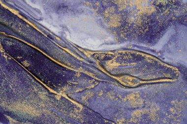 Mermer mürekkep soyut sanatının orijinal resmi. Örnek bir orjinal tablodan yüksek çözünürlüklü fotoğraf. Karargah kağıt dokusuna pürüzsüz mermer desen oluşturmak için soyut resim yapıldı.