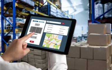 Ürün nakliyesi ve teslimatı için e-ticaret ve mod çevrimiçi iş izleme sistemi